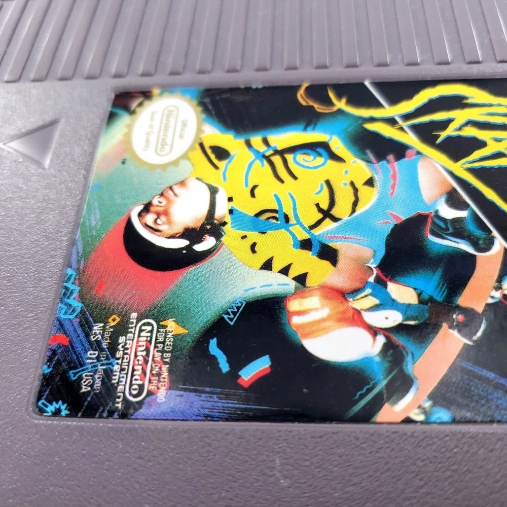Skate or Die Nintendo NES Authentic w/ Manual & Case Pristine Label Tested Works